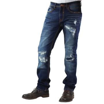 Men's True Luck Tommy Vintage Slim-fit Jeans, Size: 36x30, Dark Blue