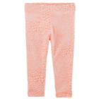 Girls 4-8 Carter's Patterned Leggings, Size: 6-6x, Heart Print