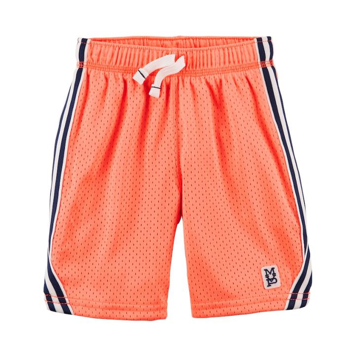 Toddler Boy Carter's Mesh Shorts, Size: 4t, Orange