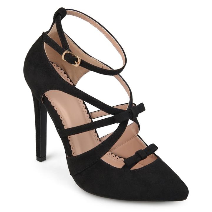 Journee Collection Darion Women's High Heels, Size: Medium (8), Black