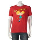Men's Hey Arnold! Tee, Size: Large, Med Red