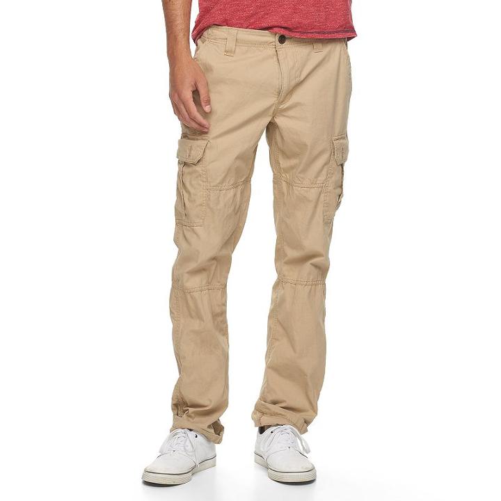 Men's Urban Pipeline Canvas Cargo Pants, Size: 32x30, Med Beige