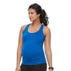 Maternity A:glow Racerback Tank, Women's, Size: Xl-mat, Dark Blue
