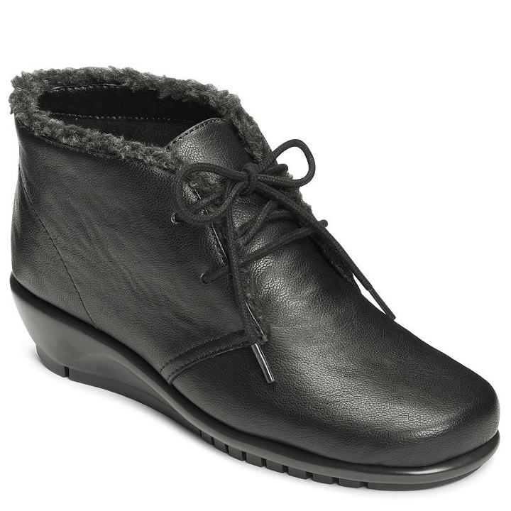 A2 By Aerosoles Calendar Women's Ankle Boots, Size: Medium (7), Black