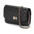 Mellow World Amanda Quilted Crossbody Wallet, Women's, Black