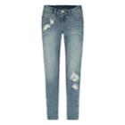 Girls 7-16 Levi's 710 Zipper Ankle Super Skinny Jeans, Size: 16, Light Blue
