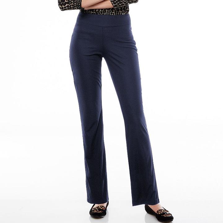 Women's Dana Buchman Slimming Pull-on Pants, Size: Xl Long, Blue