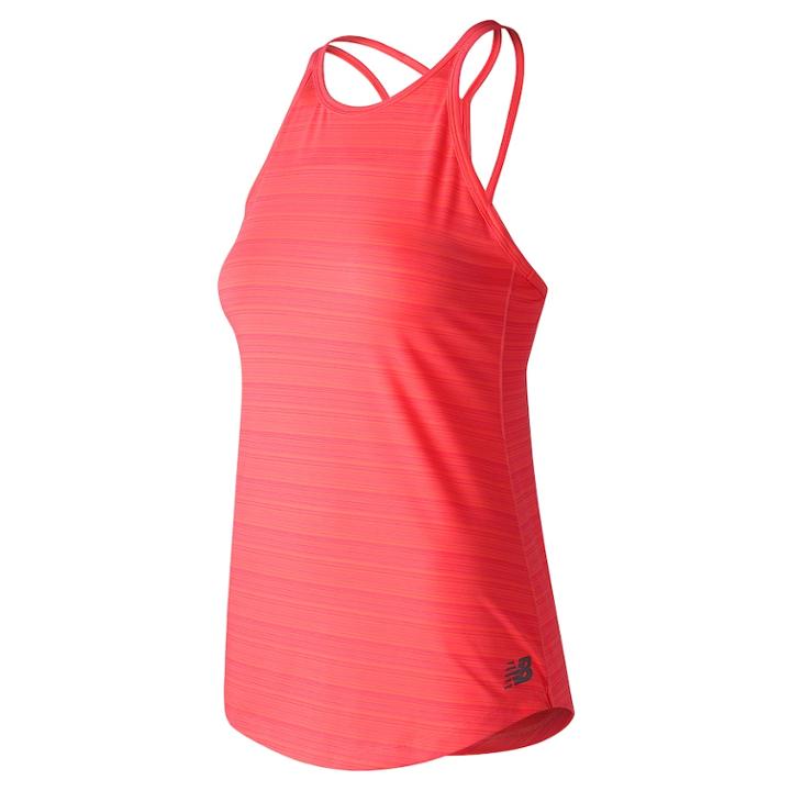 Women's New Balance Transform Luxe Strappy Tank, Size: Large, Lt Orange