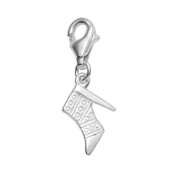 Personal Charm Sterling Silver High Heel Boot Charm, Women's, Grey