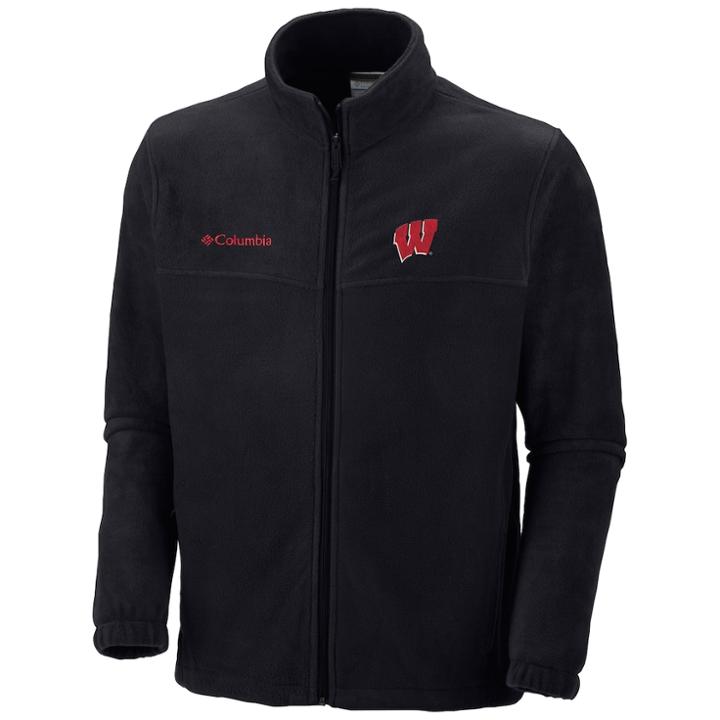 Columbia Wisconsin Badgers Flanker Ii Full-zip Fleece - Men, Size: Xxl, Yellow Oth