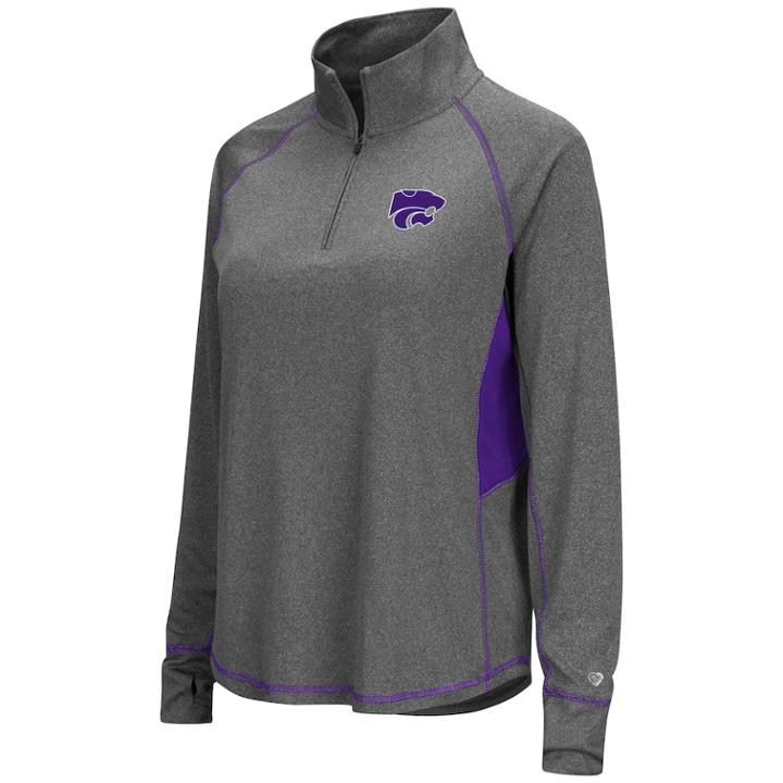 Women's Kansas State Wildcats Sabre Pullover, Size: Xl, Dark Grey