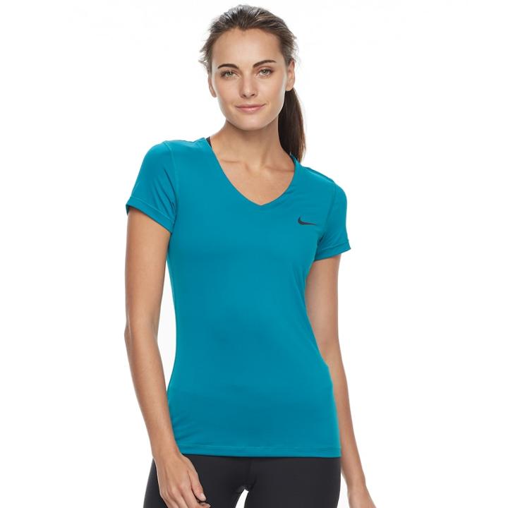Women's Nike Cool Victory Dri-fit Base Layer Tee, Size: Xl, Blue Other