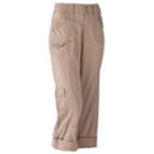 Sonoma Goods For Life&trade; Modern Fit Convertible Pants, Size: 10 Avg/reg, Med Beige