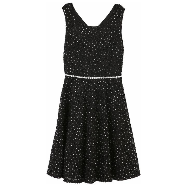 Girls 7-16 & Plus Size Speechless Allover Lace Sparkle Skater Dress, Size: 18 1/2, Oxford