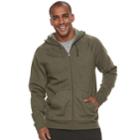 Men's Tek Gear&reg; Ultra Soft Fleece Basic Full-zip Hoodie, Size: Xl, Dark Green