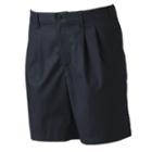 Men's Croft & Barrow&reg; True Comfort Classic-fit Stretch Pleated Shorts, Size: 44, Dark Blue