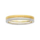 Love 360 Two Tone 14k Gold Wedding Band, Adult Unisex, Size: 7, Multicolor