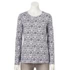 Women's Croft & Barrow&reg; Classic Crewneck Tee, Size: Xs, Grey