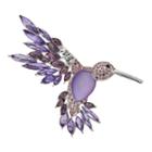 Dana Buchman Purple Hummingbird Pin, Women's
