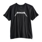 Boys 8-20 Metallica Tee, Size: Large, Black