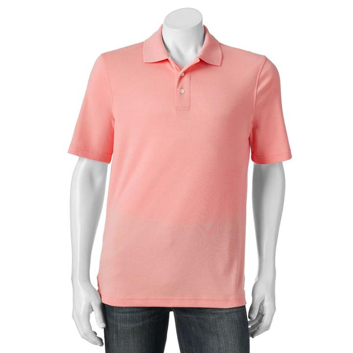 Men's Croft & Barrow&reg; Signature Polo, Size: Xl, Lt Orange
