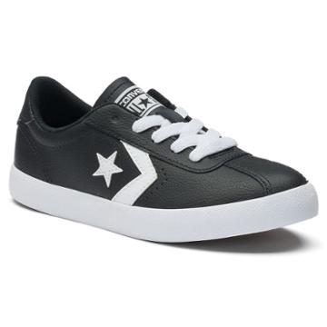 Kids' Converse Breakpoint Leather Sneakers, Size: 5, Black