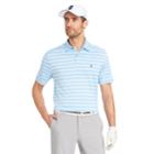 Men's Izod Ace Classic-fit Striped Performance Golf Polo, Size: Large, Blue