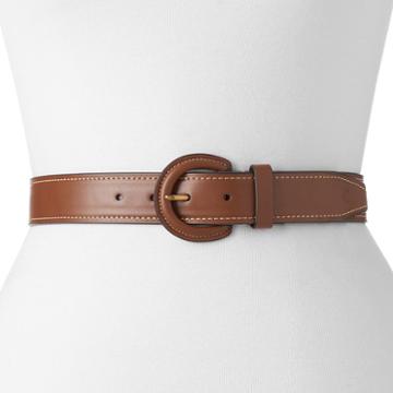 Women's Chaps Equestrian Belt, Size: Xl, Brown