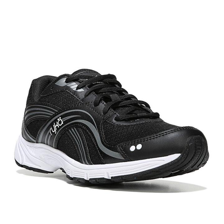 Ryka Spark Women's Walking Shoes, Size: 8.5 Wide, Black