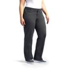 Plus Size Lee Freedom Straight-leg Pants, Women's, Size: 22 - Regular, Grey (charcoal)