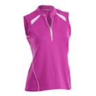 Plus Size Nancy Lopez Sporty Sleeveless Golf Polo, Women's, Size: 3xl, Brt Pink
