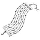 Simply Vera Vera Wang Simulated Pearl Multi Strand Bracelet, Women's, White