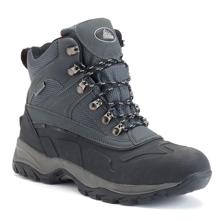 Itasca Snow Shredder Men's Waterproof Winter Boots, Size: 14 Med, Grey