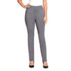 Women's Gloria Vanderbilt Amanda Modern Tapered Twill Pants, Size: 12 Avg/reg, Med Grey