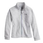 Girls 4-18 Columbia Three Lakes Lightweight Fleece Jacket, Size: M(10-12), Med Grey