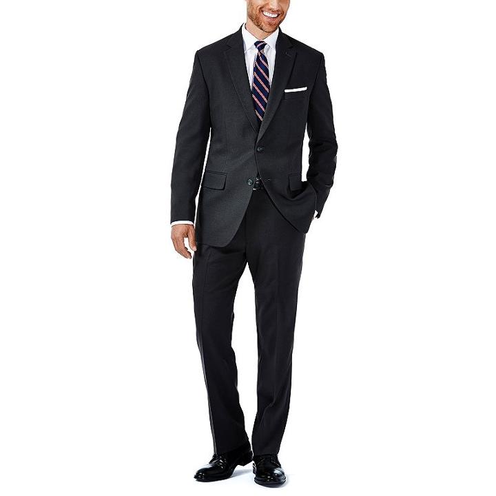 Men's Haggar&reg; Travel Performance Tailored-fit Suit Jacket, Size: 44 Short, Oxford