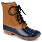 Journee Collection Rada Women's Water-resistant Duck Boots, Girl's, Size: Medium (6), Blue