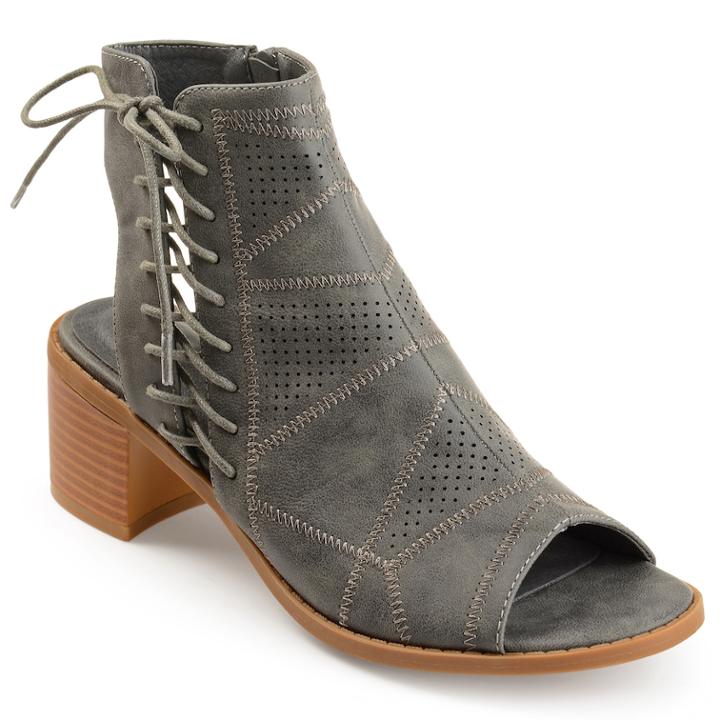 Journee Collection Elexy Women's Ankle Boots, Size: Medium (12), Dark Grey