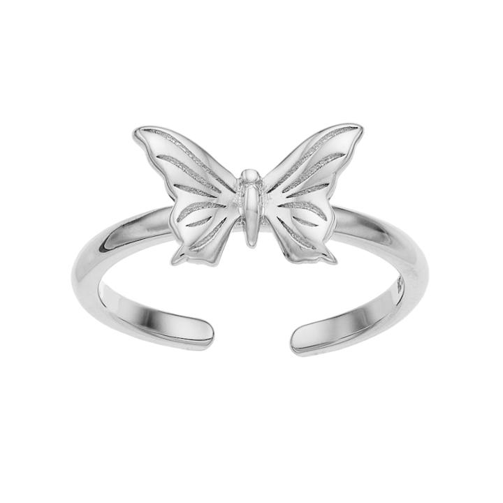 Sterling Summer Butterfly Toe Ring, Women's, Silver