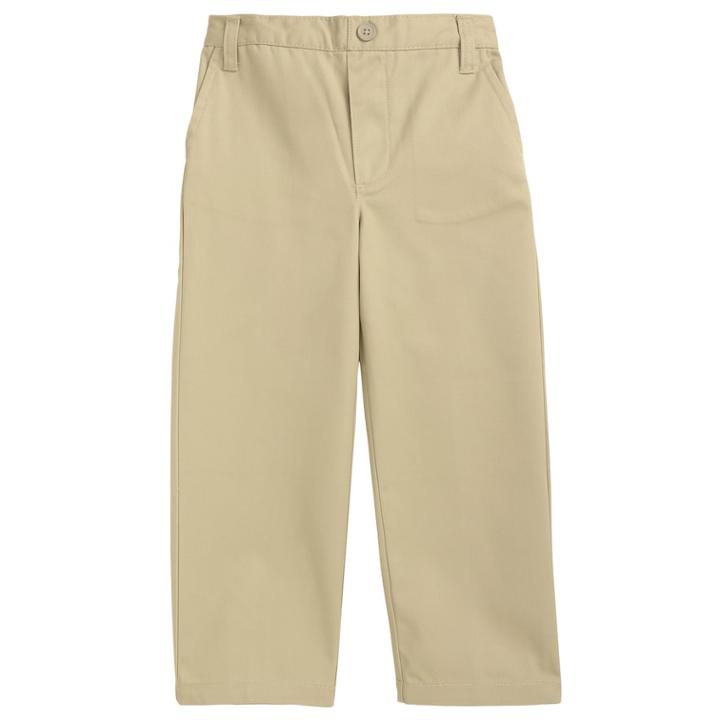 French Toast Toddler Boy Pull-on Pants, Size: 2t, Beig/green (beig/khaki)