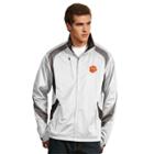 Men's Antigua Clemson Tigers Tempest Desert Dry Xtra-lite Performance Jacket, Size: Xxl, White