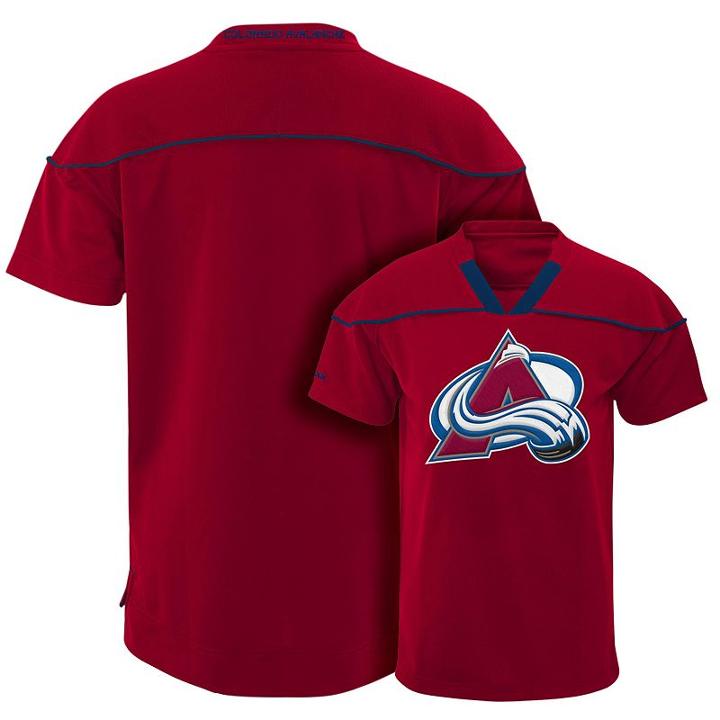 Boys 8-20 Reebok Colorado Avalanche Faceoff Tee, Boy's, Size: L(14/16), Red