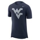 Men's Nike West Virginia Mountaineers Enzyme Droptail Tee, Size: Xl, Blue (navy)