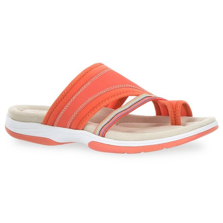 Easy Street Gypsy Women's Sandals, Size: 6.5 Wide, Orange Oth