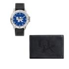 Kentucky Wildcats Watch & Trifold Wallet Gift Set, Boy's, Black