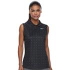 Women's Nike Dry Sleeveless Golf Polo, Size: Large, Grey (charcoal)