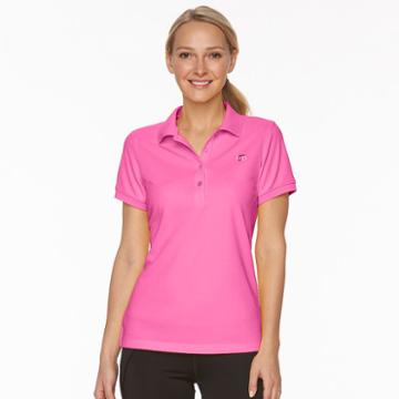 Women's Loudmouth Golf Essential Golf Polo, Size: Small, Brt Pink