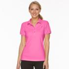 Women's Loudmouth Golf Essential Golf Polo, Size: Small, Brt Pink
