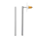 Simply Vera Vera Wang Stick Nickel Free Linear Earrings, Women's, Oxford