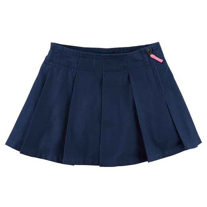 Toddler Girl Carter's Pleated Uniform Skirt, Size: 3t, Blue